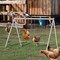Chicken Perches with Swing, Chicken Roosting Bars for Coop Accessories, Activity Play Toys for Pet's Health & Happy